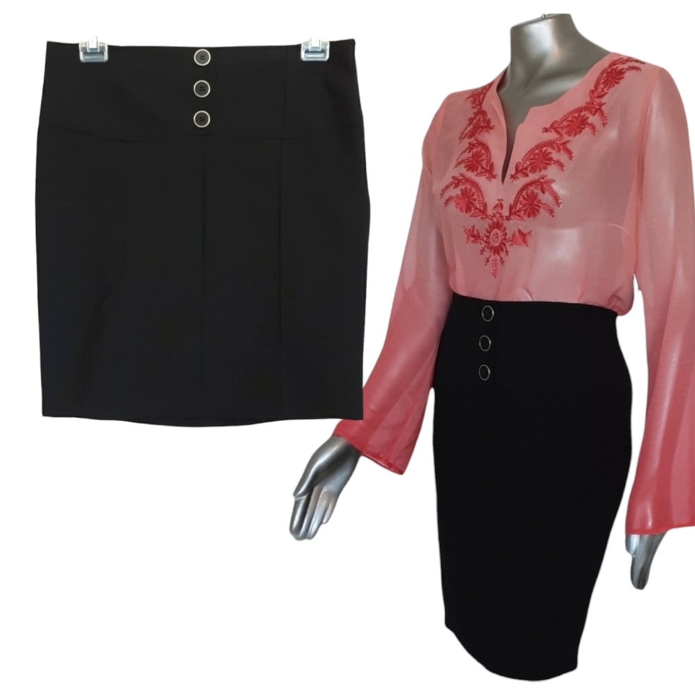🪻BOGO🪻 Grass Collection Black Pencil Skirt Sz 11 NWT